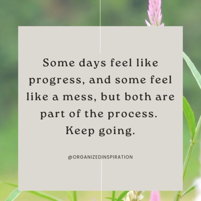 ✨It feels amazing to declutter and organize -- it empowers you when everything is in its place, the clutter is gone, and life just flows. 

But there are days that can feel quite the opposite -- like you are in a disaster zone -- which can leave you wondering why you even started -- or try at all 😤

BUT here’s the thing—both are part of the process. 

Decluttering isn’t just about making things look nice; it’s about creating space for what truly matters. 

So if today feels like chaos (which by the end of the week it often does...), don’t stress. 

Keep going, keep moving forward, taking one small step at a time, knowing that you are ON THE RIGHT TRACK!

You've got this! 
xx

#ProgressNotPerfection #DeclutterYourLife